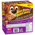 Dare Bear Paws Chocolate Chip Cookies, 40 Pouches