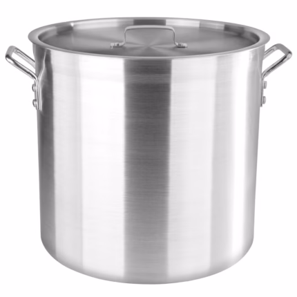 New Star Foodservice Aluminum Stock Pot with Lid, 37.9 L (40 qt.)