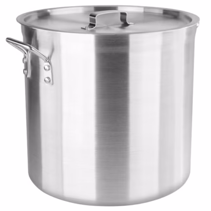 New Star Foodservice Aluminum Stock Pot with Lid, 37.9 L (40 qt.)