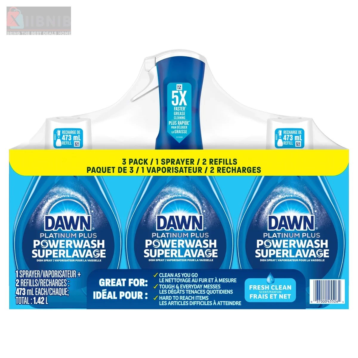 Dawn Platinum Powerwa h Di h Spray with Refill  – Cleaning Supplie  | XIIBNIB