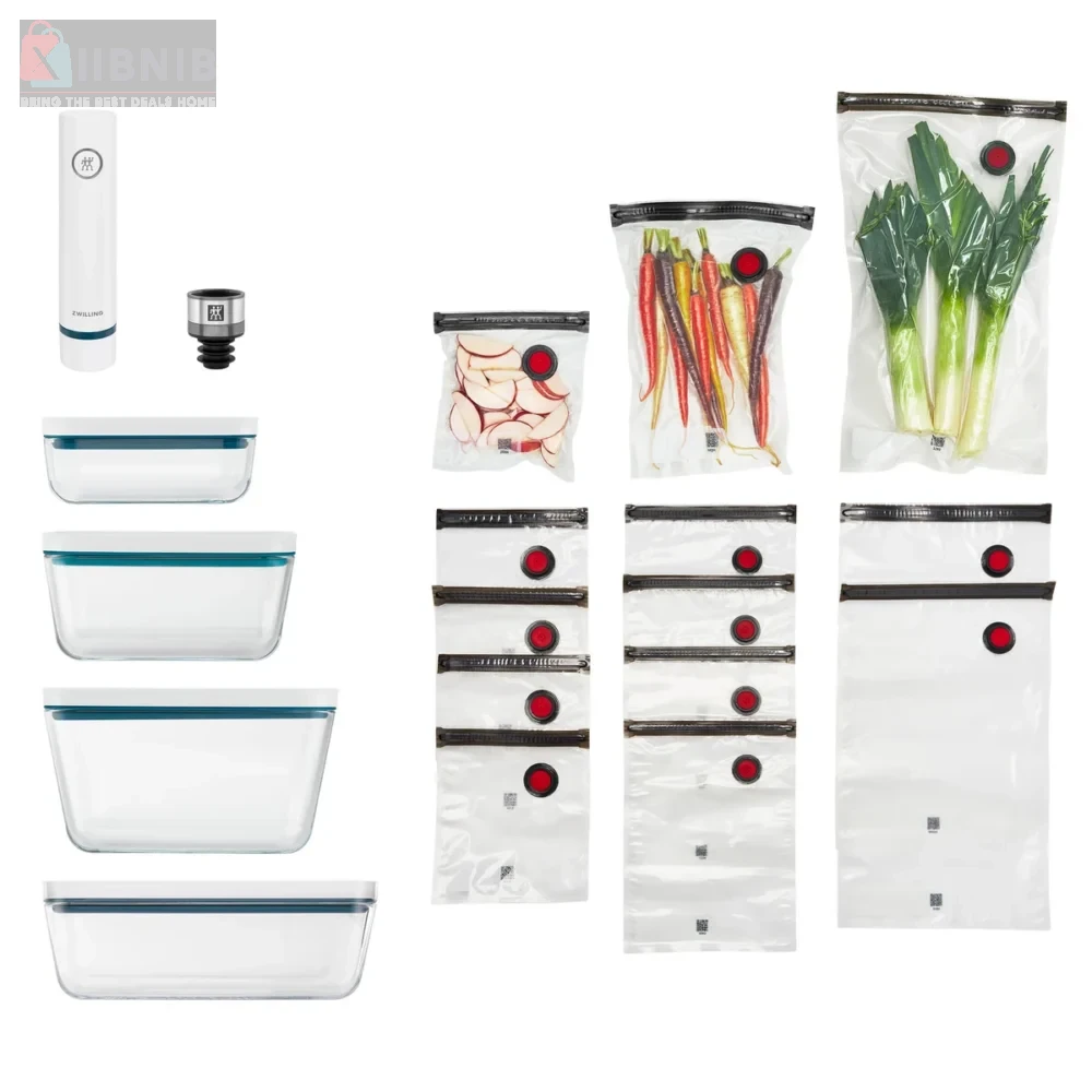 Zwilling Vacuum Food Storage Set, 16-piece – Fan  & Climate Control | XIIBNIB