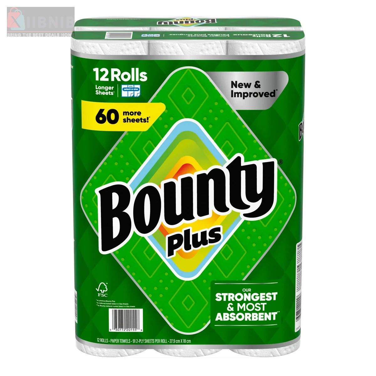 Bounty Plu  Paper Towel, 12 R x 91 Sheet  – Razor  & Grooming | XIIBNIB
