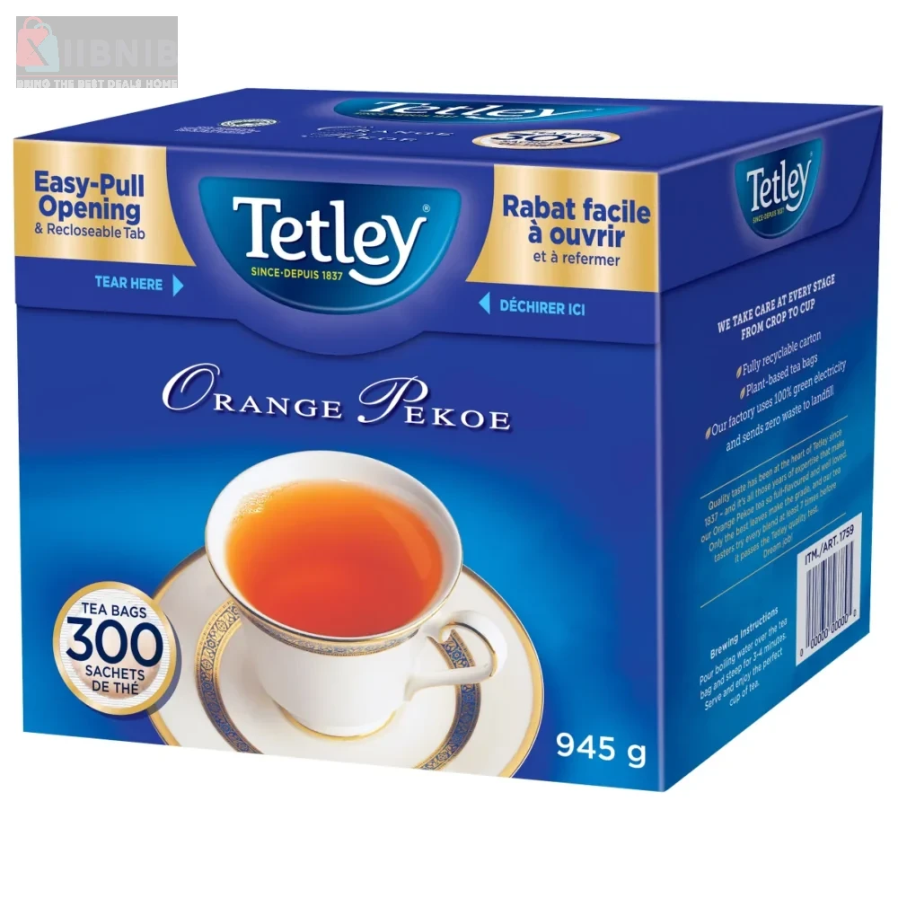 Tetley Orange Pekoe Tea, 300-Pack – Tea | XIIBNIB