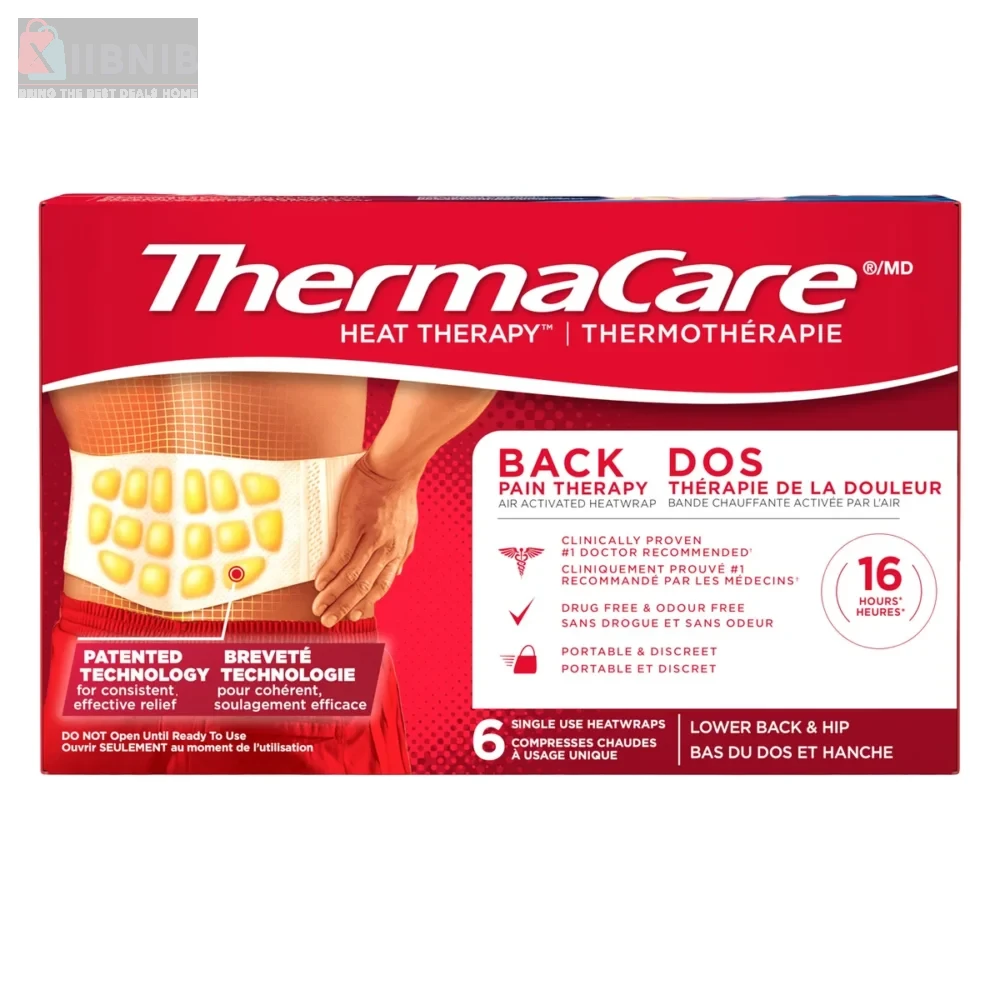 Thermacare Advanced Back Pain Therapy, 6 Heatwrap  – Eye, Sinu  & Relief | XIIBNIB