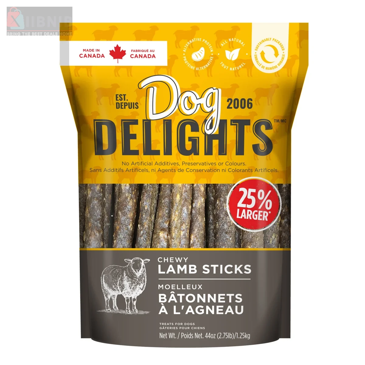 Chewy Lamb Stick  Dog Treat  – Dog Treat  & Chew  | XIIBNIB