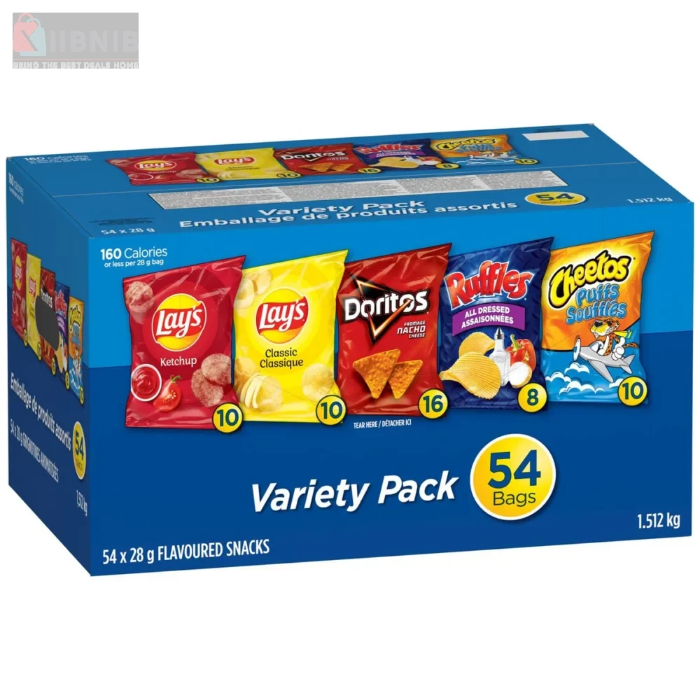 Frito Lay Variety Pack Flavoured Snack , 54 × 28 g – Food & Beverage  | XIIBNIB