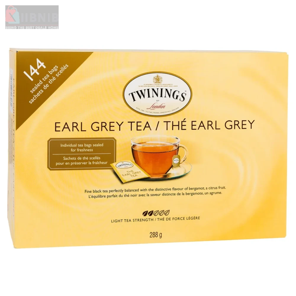 Twining  Earl Grey Tea, 144-Count – Tea | XIIBNIB