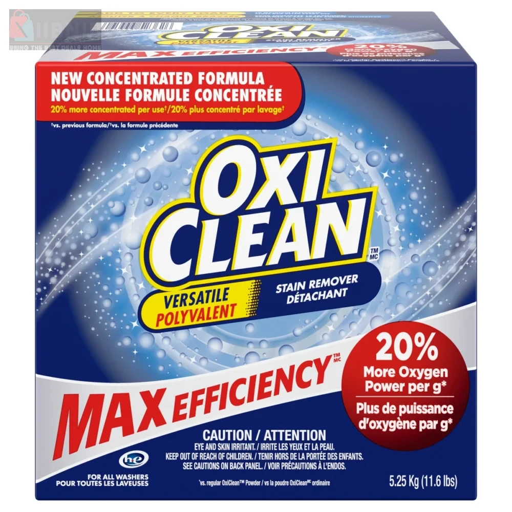 OxiClean Max Efficiency Stain Remover, 5.25 kg – Cleaning Supplie  | XIIBNIB