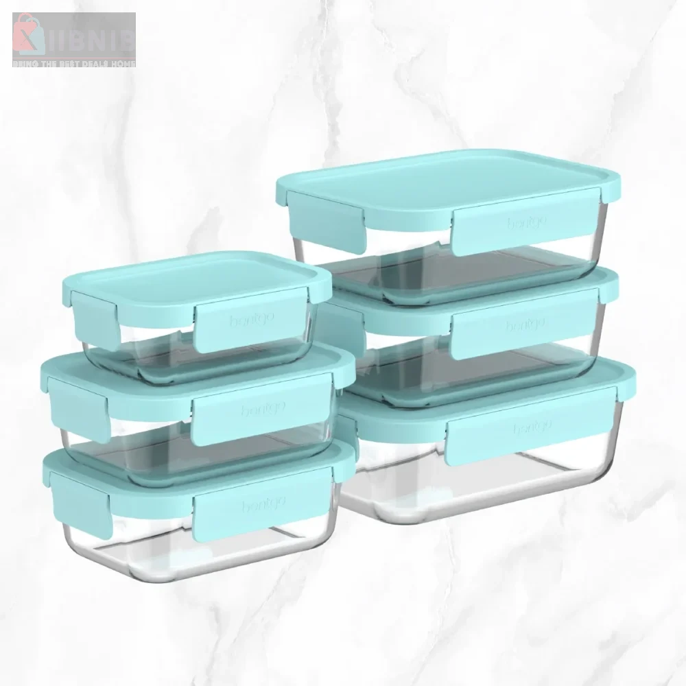 Bentgo 12-Piece Leak-Proof Gla  Food Storage Set – Storage & Kitchen Organization | XIIBNIB
