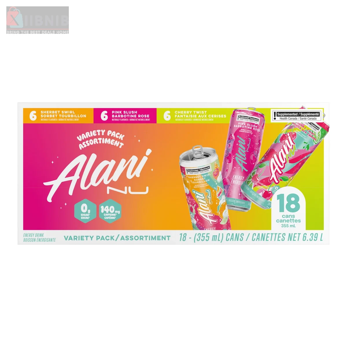 Alani Nu Energy Drink Variety, 355 mL 18-pack – Food & Beverage  | XIIBNIB