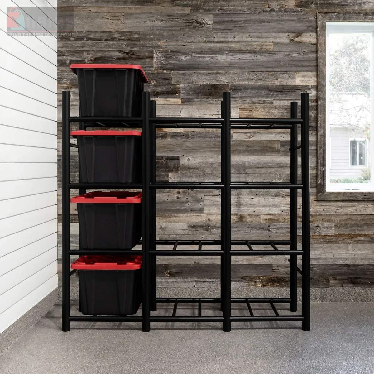 Bin Warehou e Heavy-Duty Tote Rack – Storage & Kitchen Organization | XIIBNIB