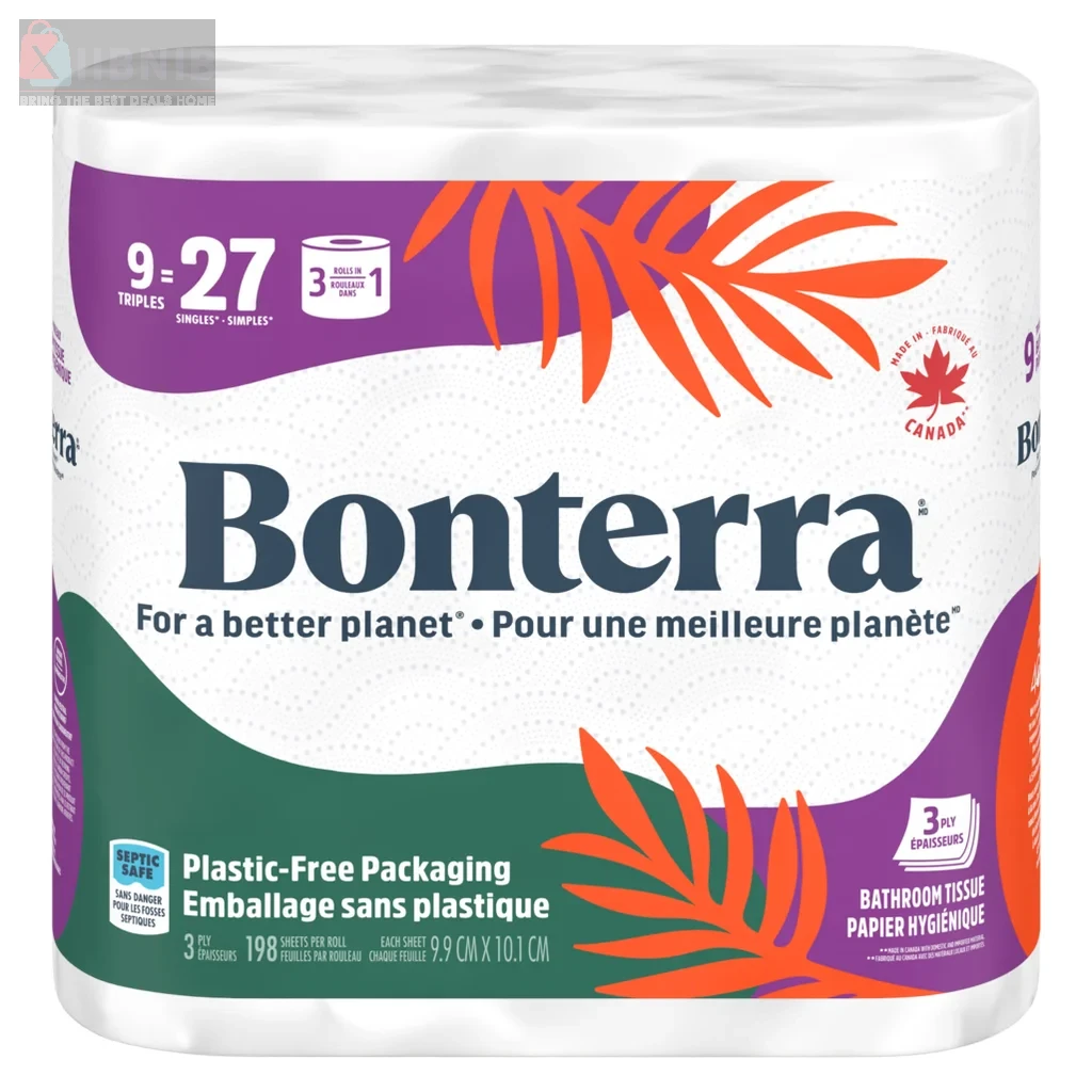 Bonterra Bathroom Tissue 3 ply Bonterra Bathroom Ti ue 3 ply – Grocery & Hou ehold | XIIBNIB