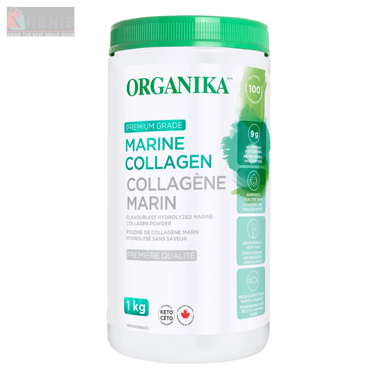 Organika Marine Collagen, 1 kg – Collagen & Protein | XIIBNIB