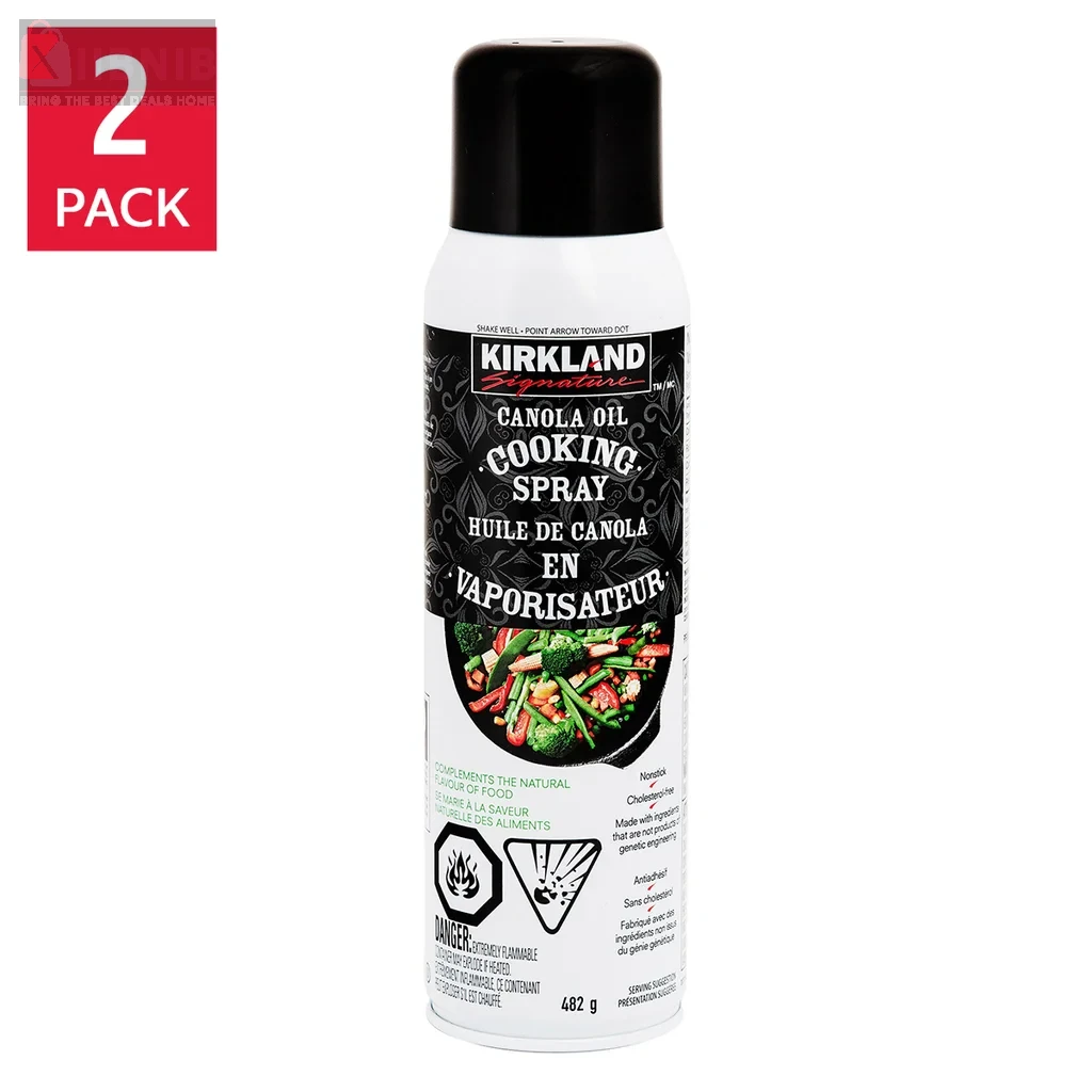 Kirkland Signature Canola Oil Cooking Spray – Grocery & Hou ehold | XIIBNIB