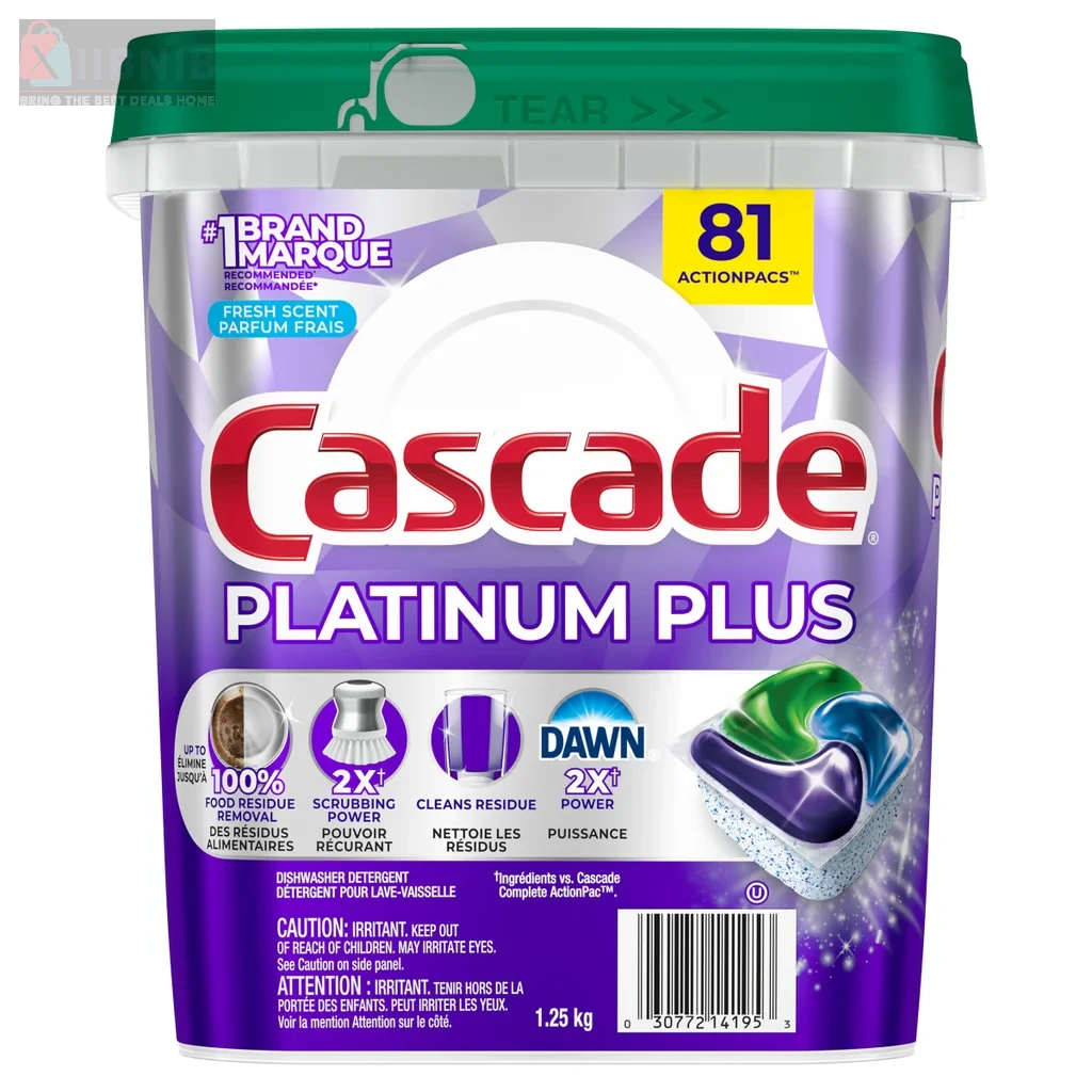Ca cade Platinum Plu  ActionPac , 81-count – Storage & Kitchen Organization | XIIBNIB
