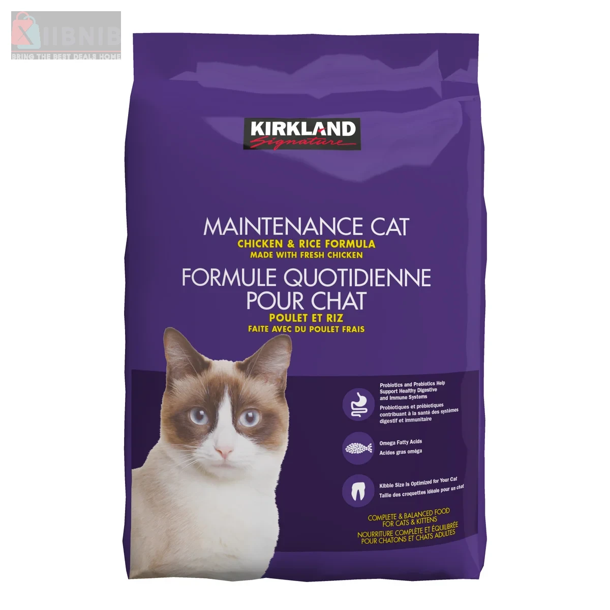 Kirkland Signature Maintenance Cat Food Chicken Rice Formula 9.07kg – Cat Food & Treat  | XIIBNIB