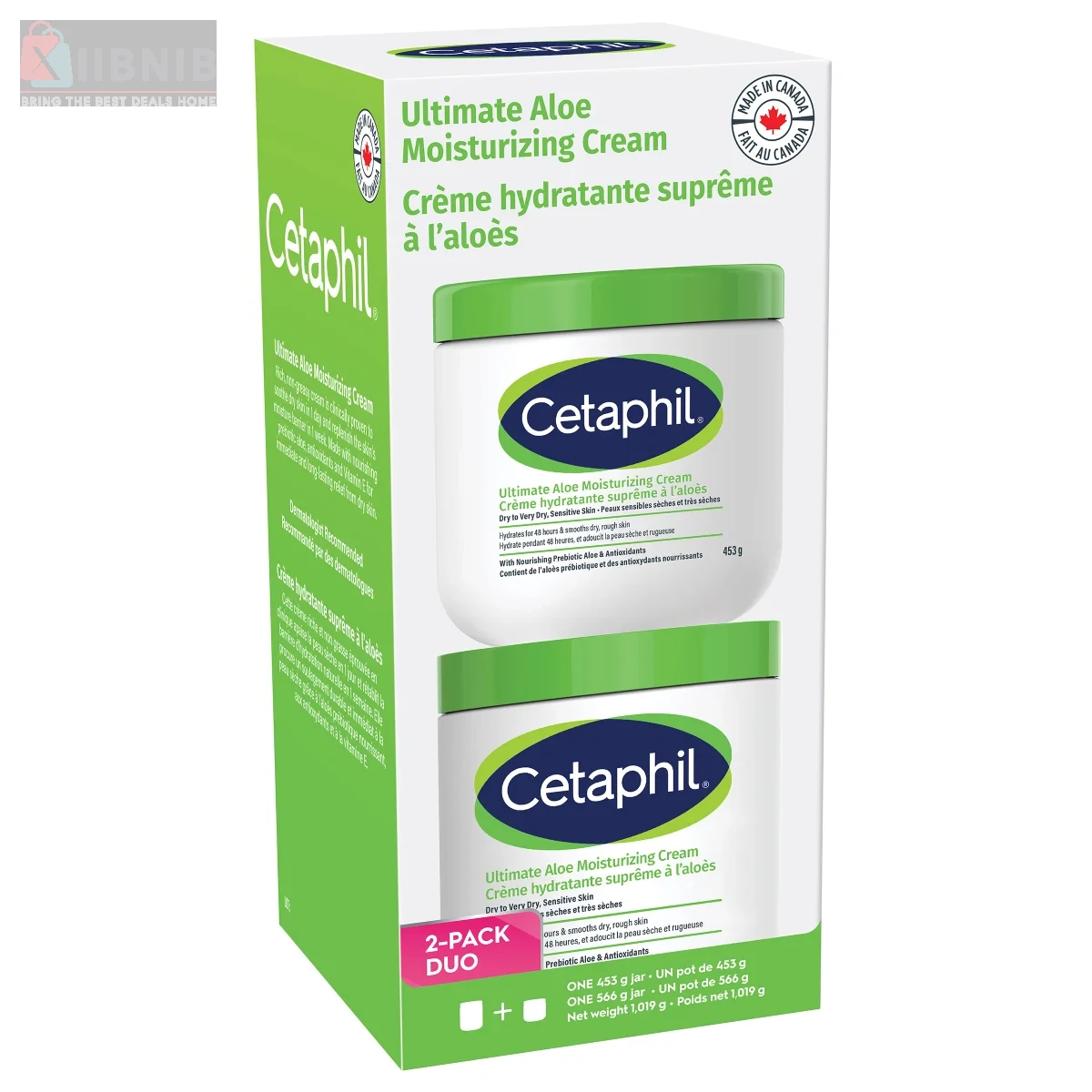 Cetaphil Ultimate Aloe Moi turizing Cream, 566 g – Skin Care & Beauty | XIIBNIB