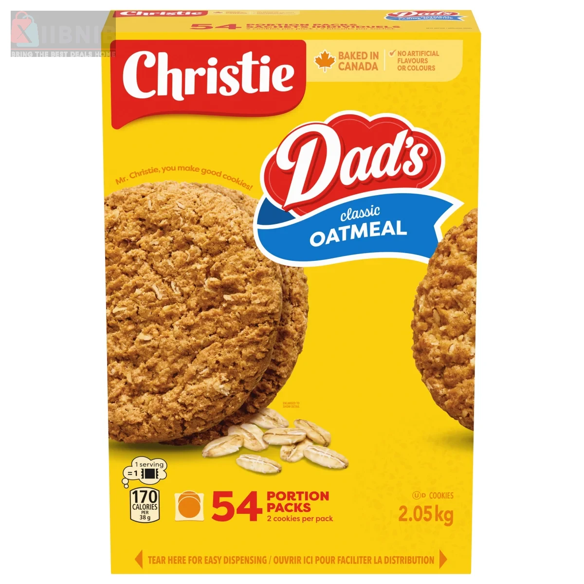 Dad'  Cla ic Oatmeal Cookie , 54 × 38 g – Food & Beverage  | XIIBNIB