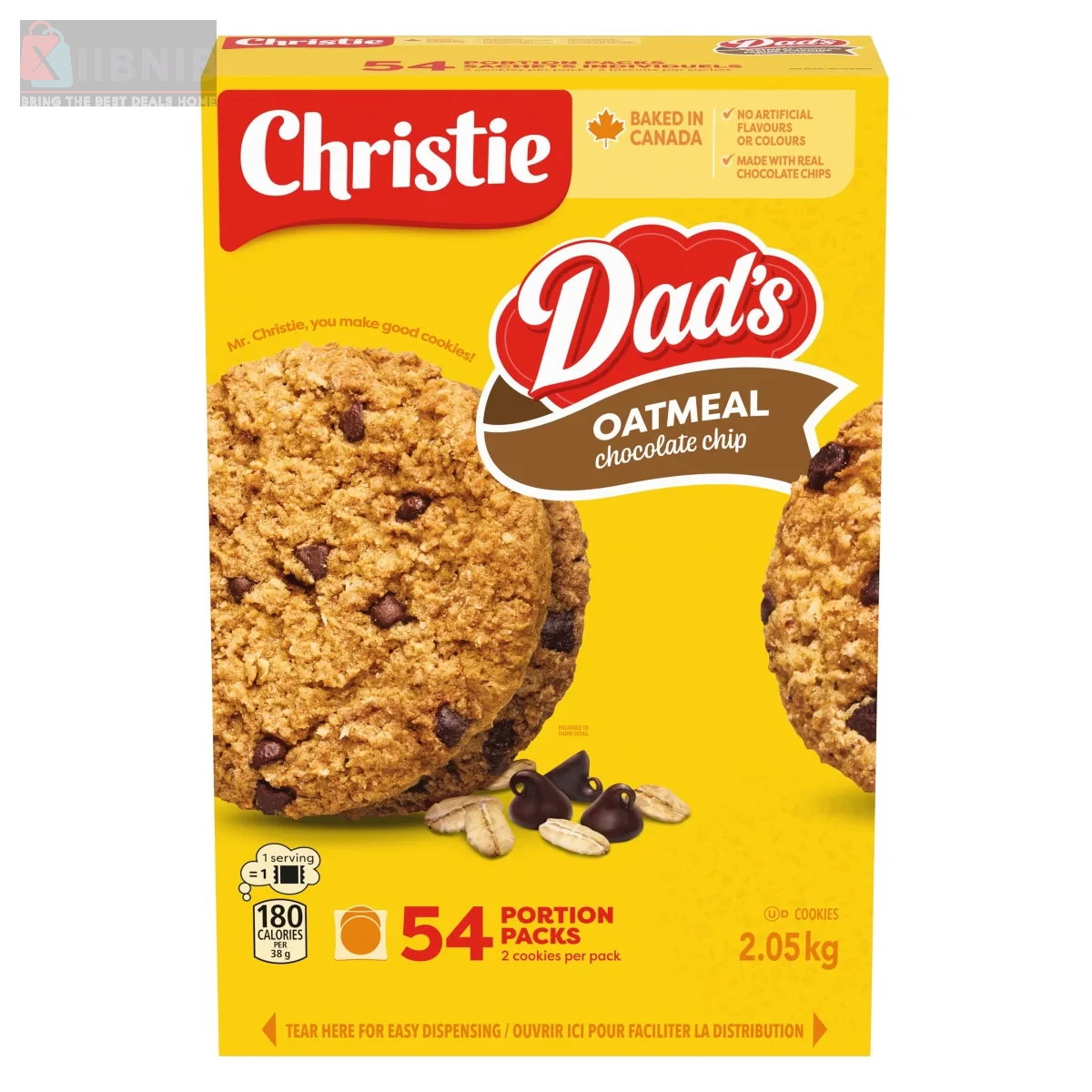 Dad'  Oatmeal Chocolate Chip Cookie , 54 × 38g – Food & Beverage  | XIIBNIB