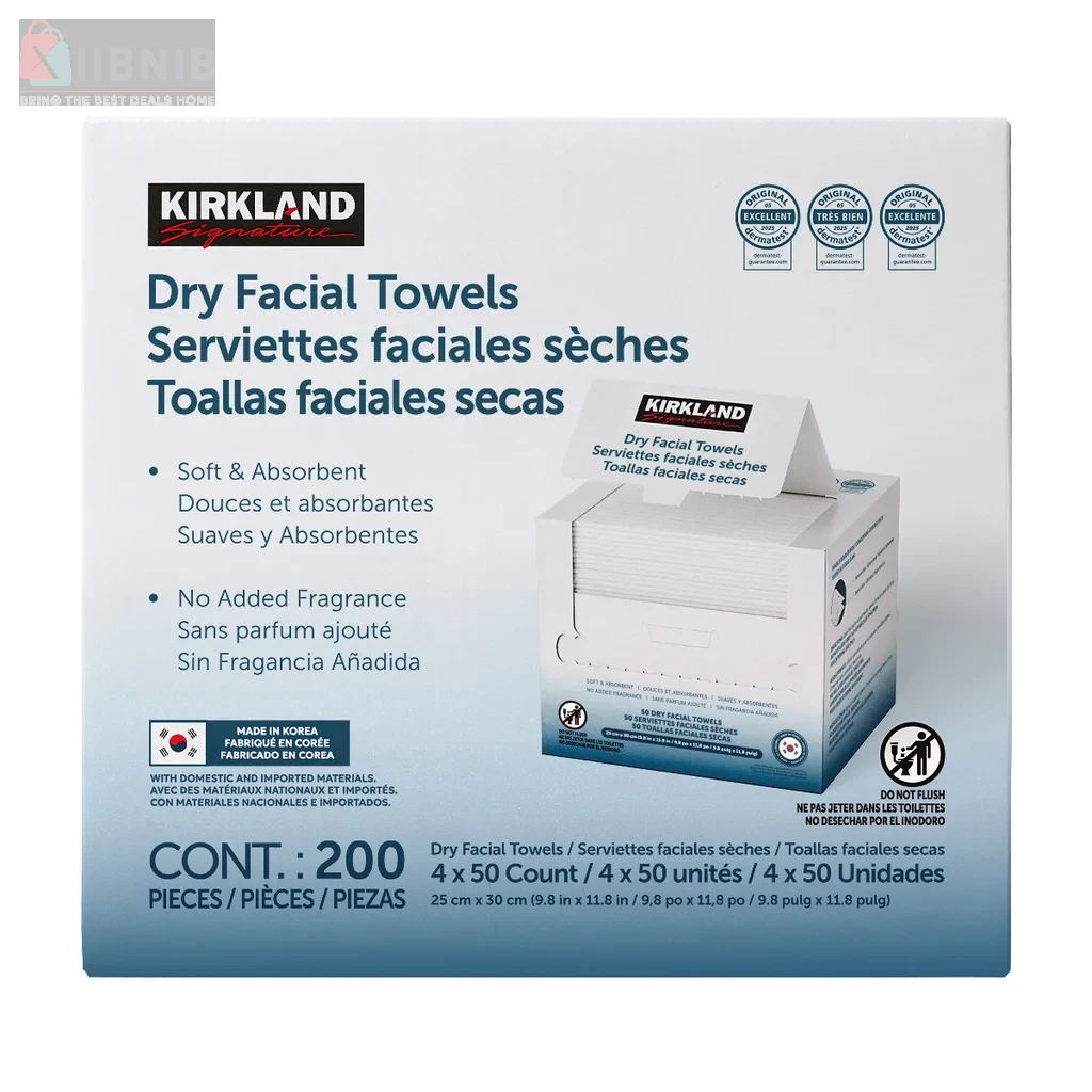 Kirkland Signature Dry Facial Towel  – Skin Care & Beauty | XIIBNIB
