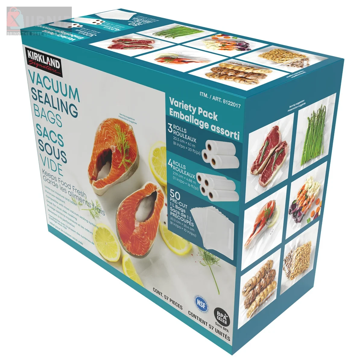 Kirkland Signature Vacuum Sealing Bag , A ortment Pack – Grocery & Hou ehold | XIIBNIB