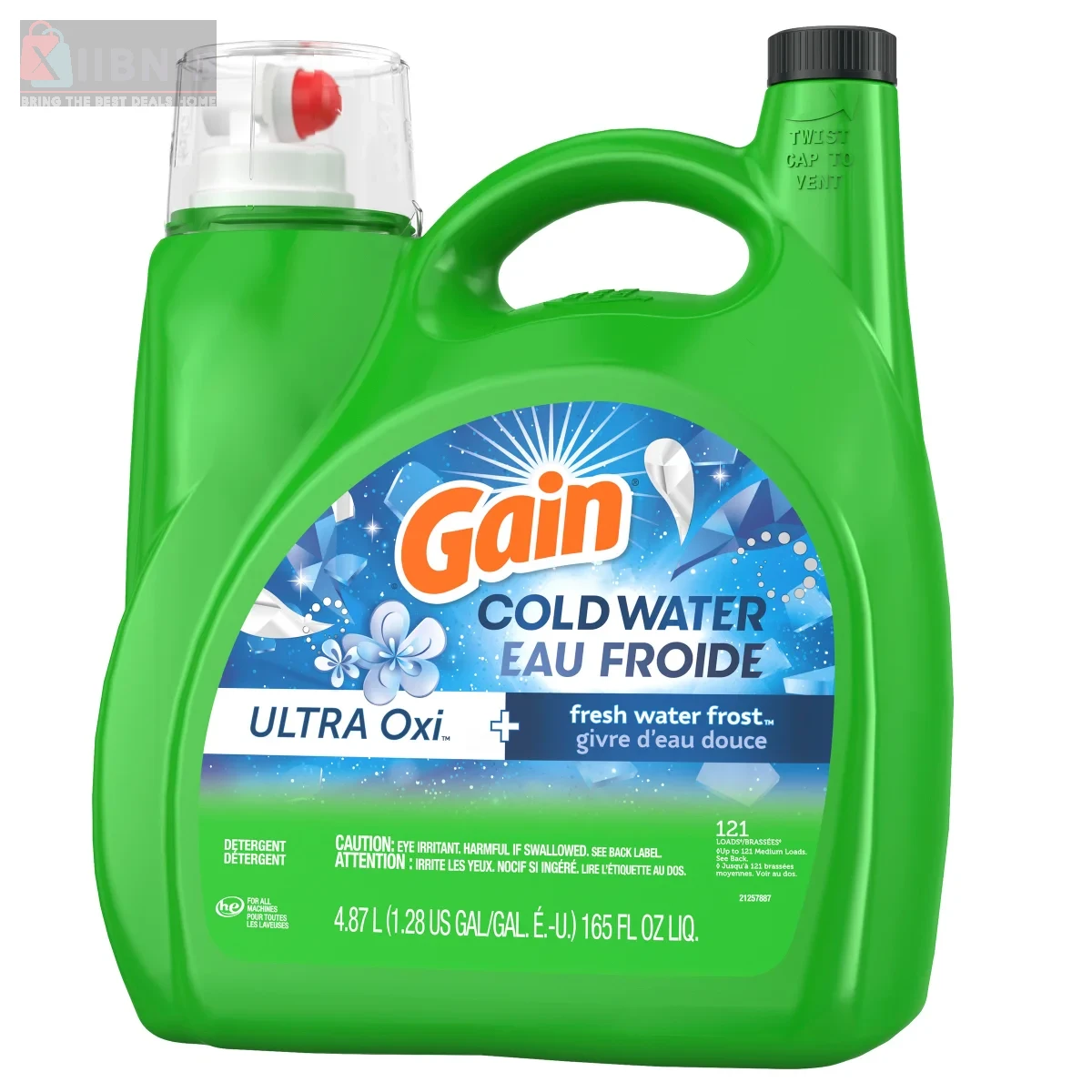 Gain Liquid High Efficiency Cold Water + Oxi Fre h Water Fro t – Cleaning Supplie  | XIIBNIB