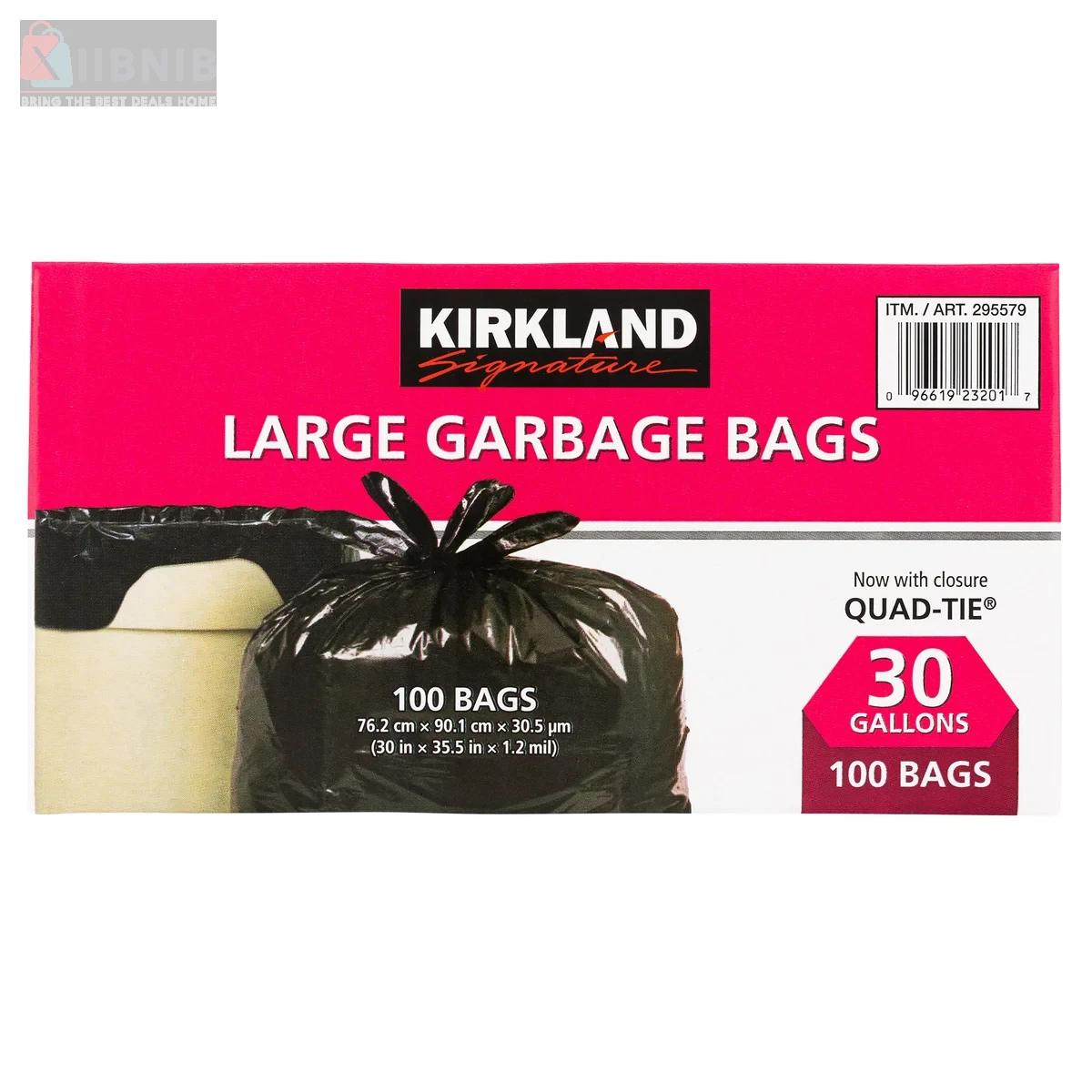 Kirkland Signature Large Garbage Bag , 100-pack – Grocery & Hou ehold | XIIBNIB