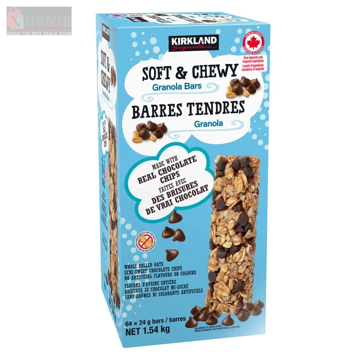 Kirkland Signature Soft & Chewy Granola Bar  64 x 24G – Grocery & Hou ehold | XIIBNIB
