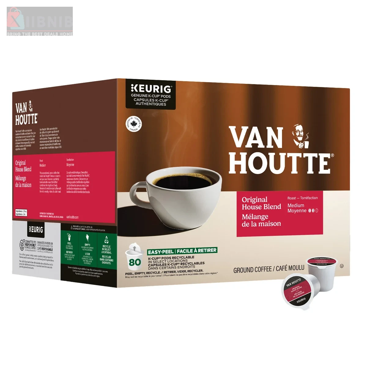 Van Houtte Original Hou e Blend Coffee K-Cup  80 Count – Grocery & Hou ehold | XIIBNIB