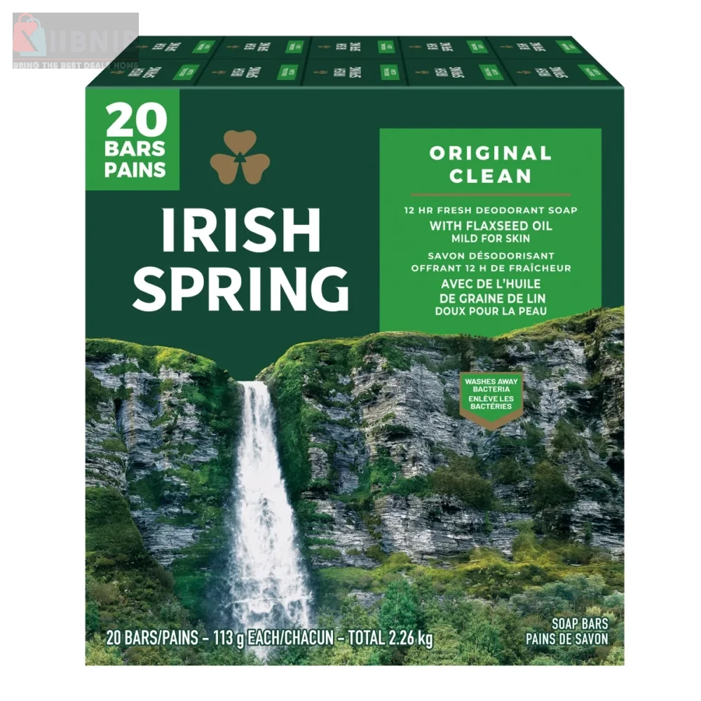 Iri h Spring Deodorant Soap – 20-Bar Value Pack – Per onal Care E ential  | XIIBNIB