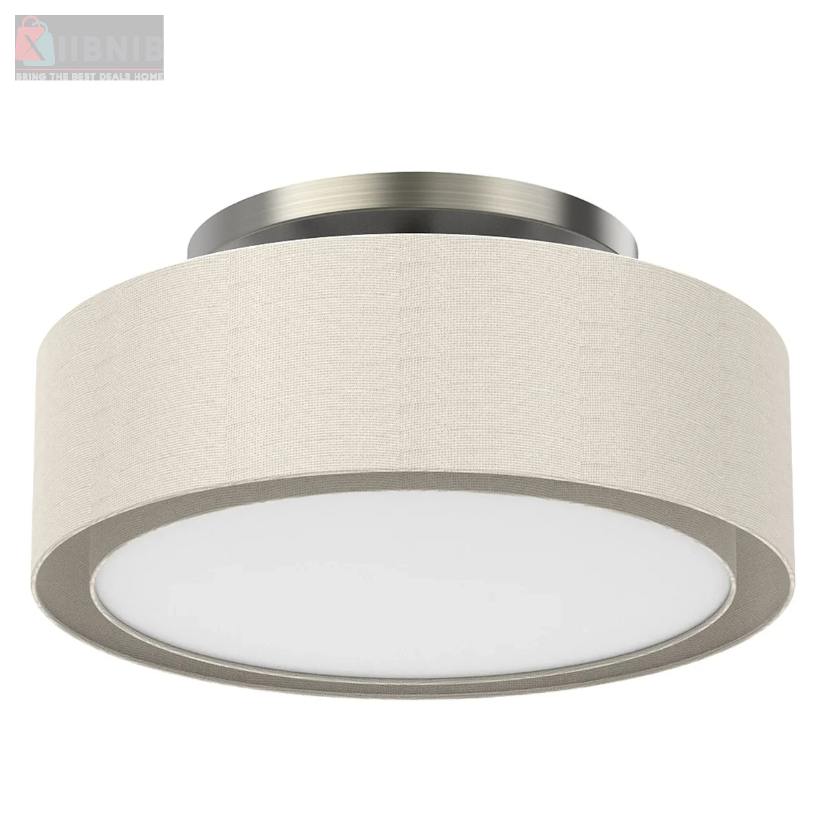 KODA Duo-Mount Fabric Drum Ceiling Light – Outdoor Lighting | XIIBNIB