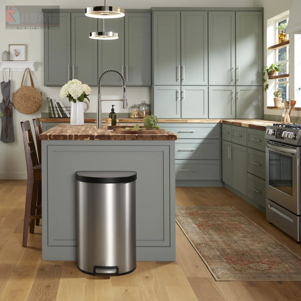 Kohler Stainle  Steel Step Tra h Can 45L – Storage & Kitchen Organization | XIIBNIB