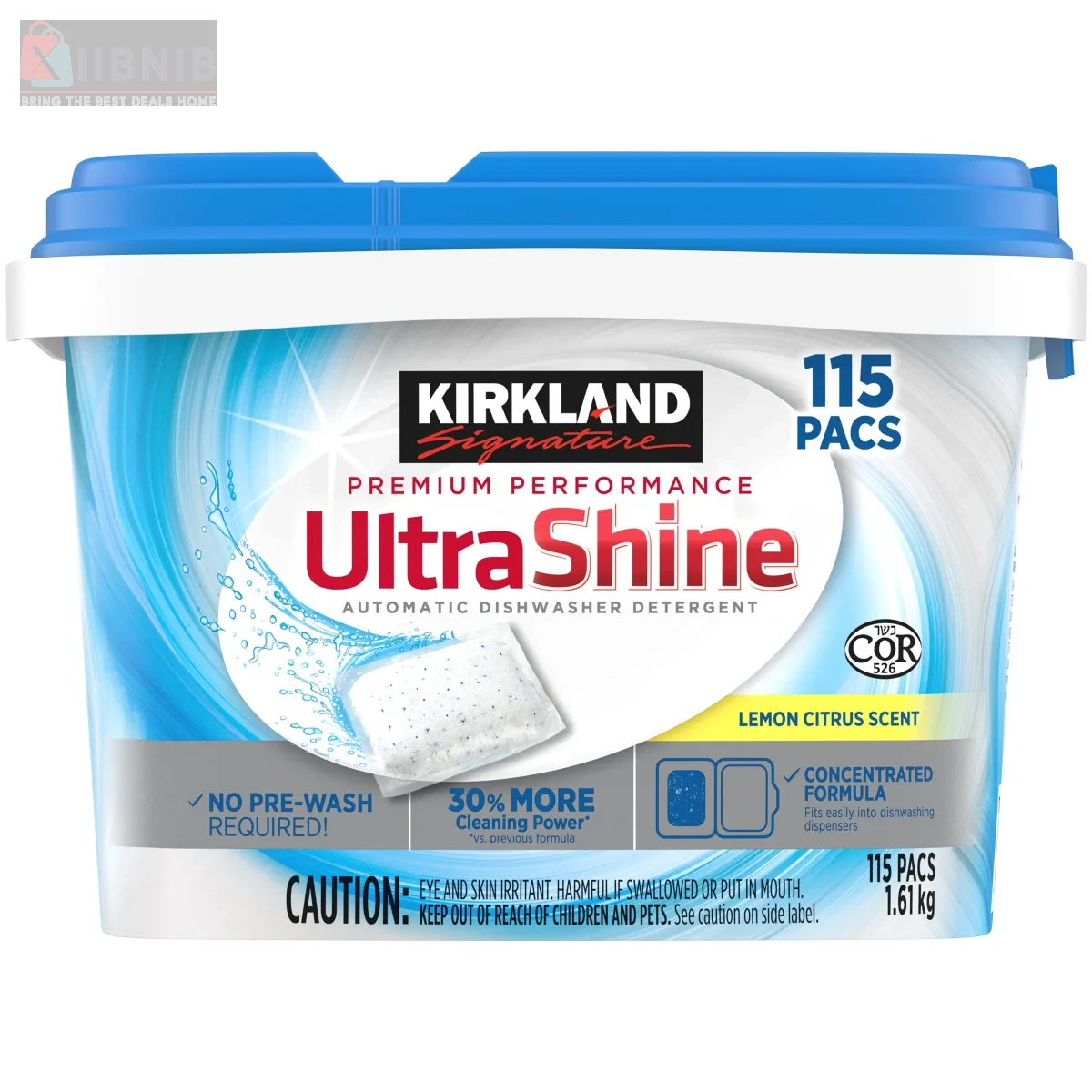 Kirkland Premium Automatic Di hwa her Detergent 115 Count – Cleaning Supplie  | XIIBNIB