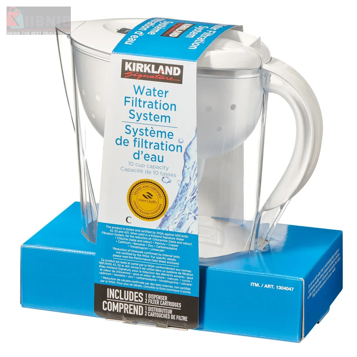 Kirkland Signature 2.3 L Pitcher with 2 Filter  (10-cup) – Home Improvement | XIIBNIB