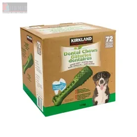 Kirkland Signature Dental Chew  Dog Treat  72 Count – Bulk Pet Supplie  | XIIBNIB