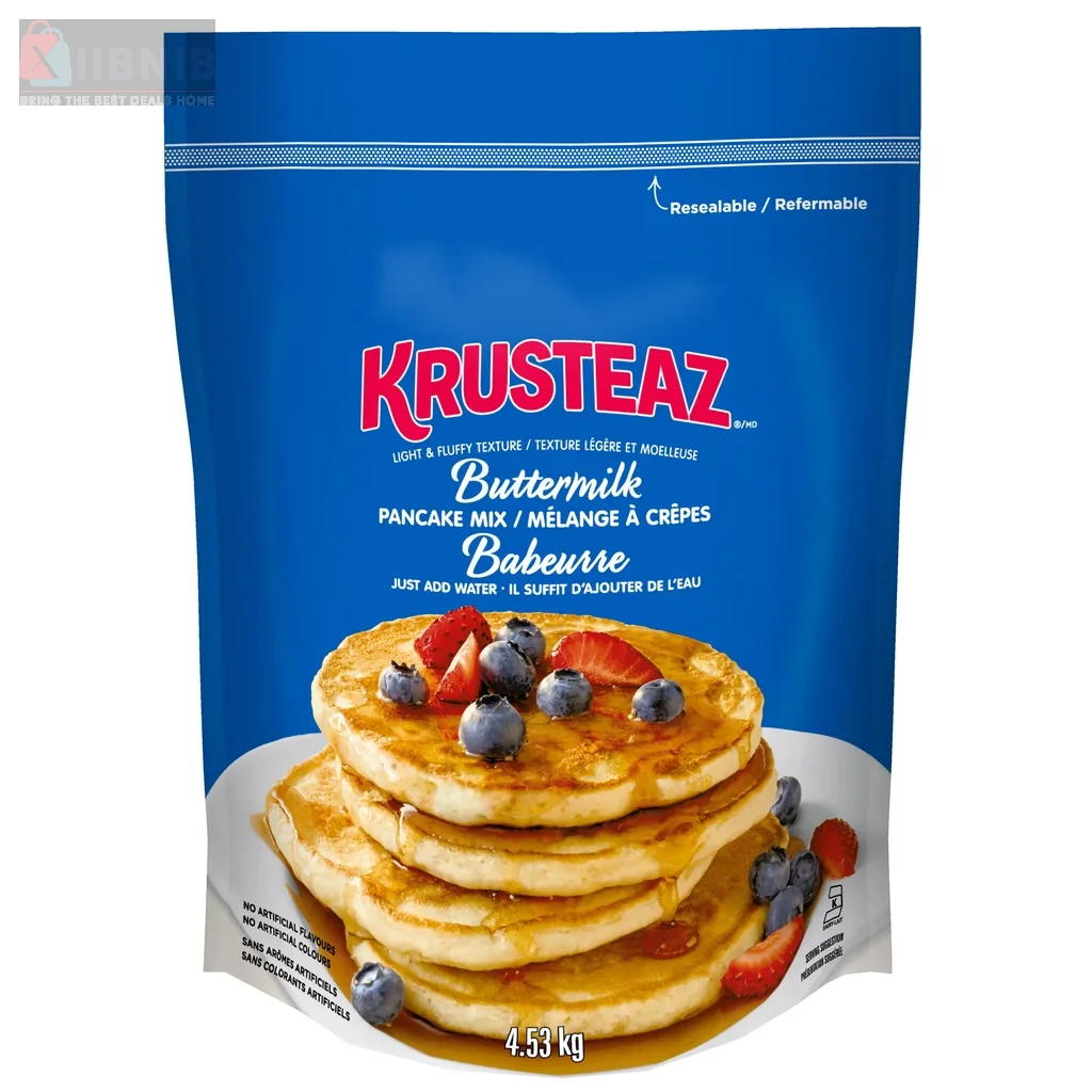 Kru teaz Buttermilk Pancake Mix, 4.53 kg – Grocery & Hou ehold | XIIBNIB