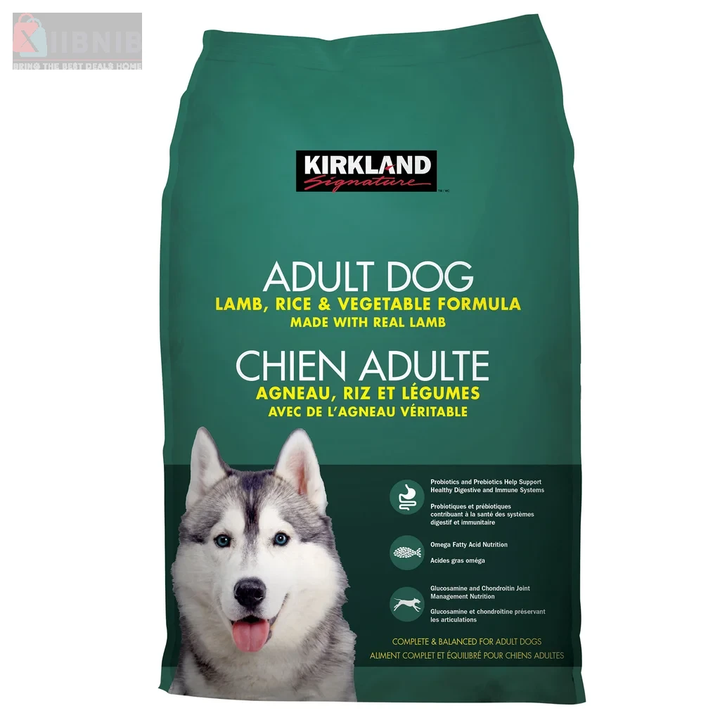 Kirkland Lamb Rice and Veg Adult Dog Food 18.14kg – Dog Food | XIIBNIB