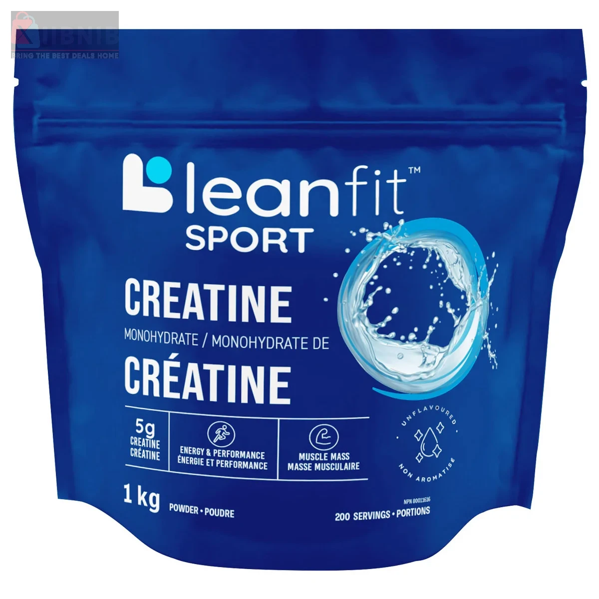 Leanfit Sport Creatine Monohydrate 1kg – Collagen & Protein | XIIBNIB