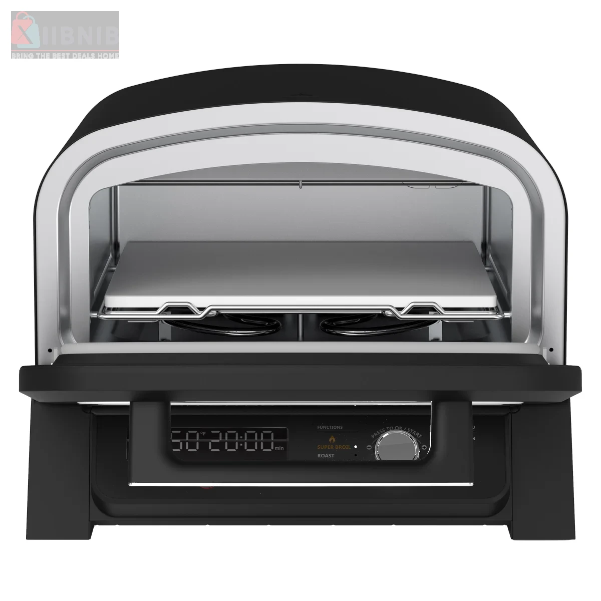 Midea 12 in. Electric Outdoor Pizza Oven with Cordierite Pizza Stone – Appliance  | XIIBNIB