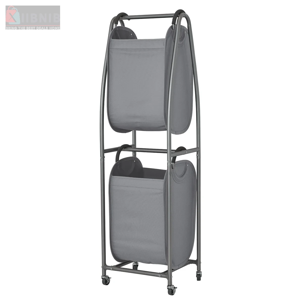 Neatfreak 2-Tier Rolling Vertical Laundry Sorter – Storage & Kitchen Organization | XIIBNIB
