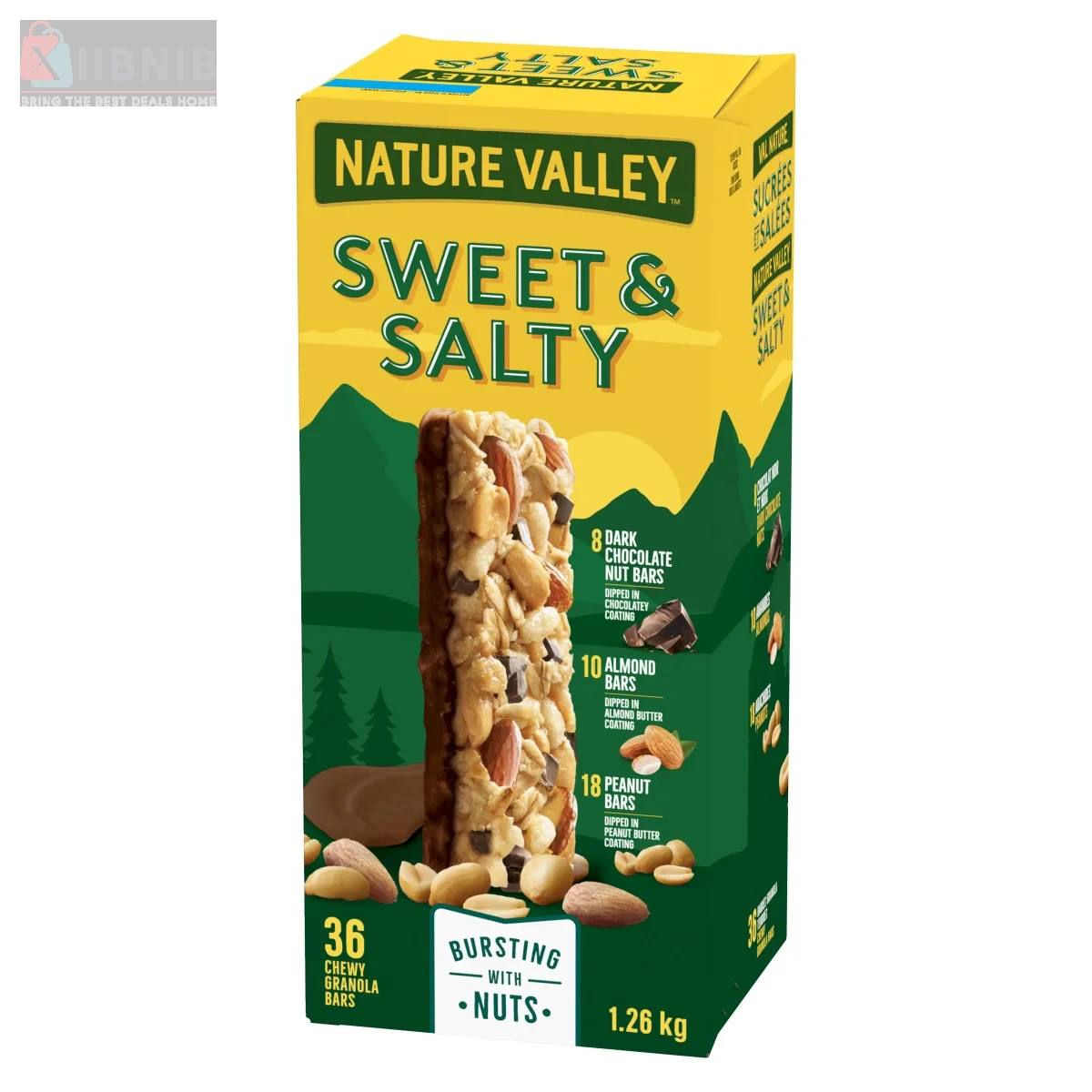 Nature Valley Sweet & Salty Granola Bar , 36 × 35 g – Grocery & Hou ehold | XIIBNIB