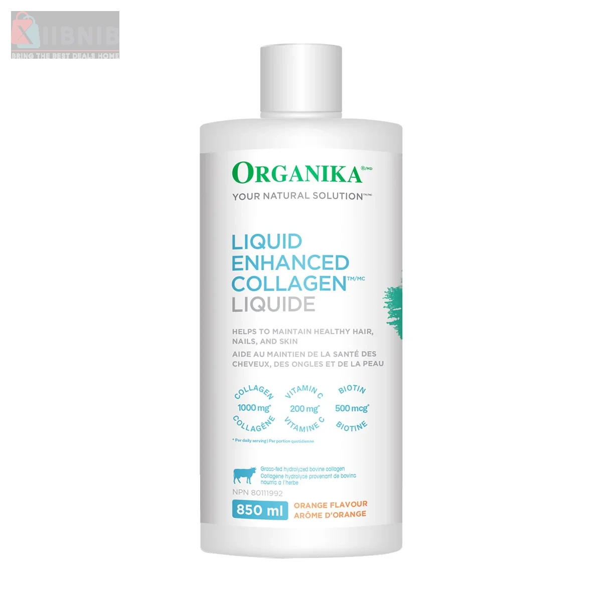 Organika Liquid Collagen 850ML – Collagen & Protein | XIIBNIB