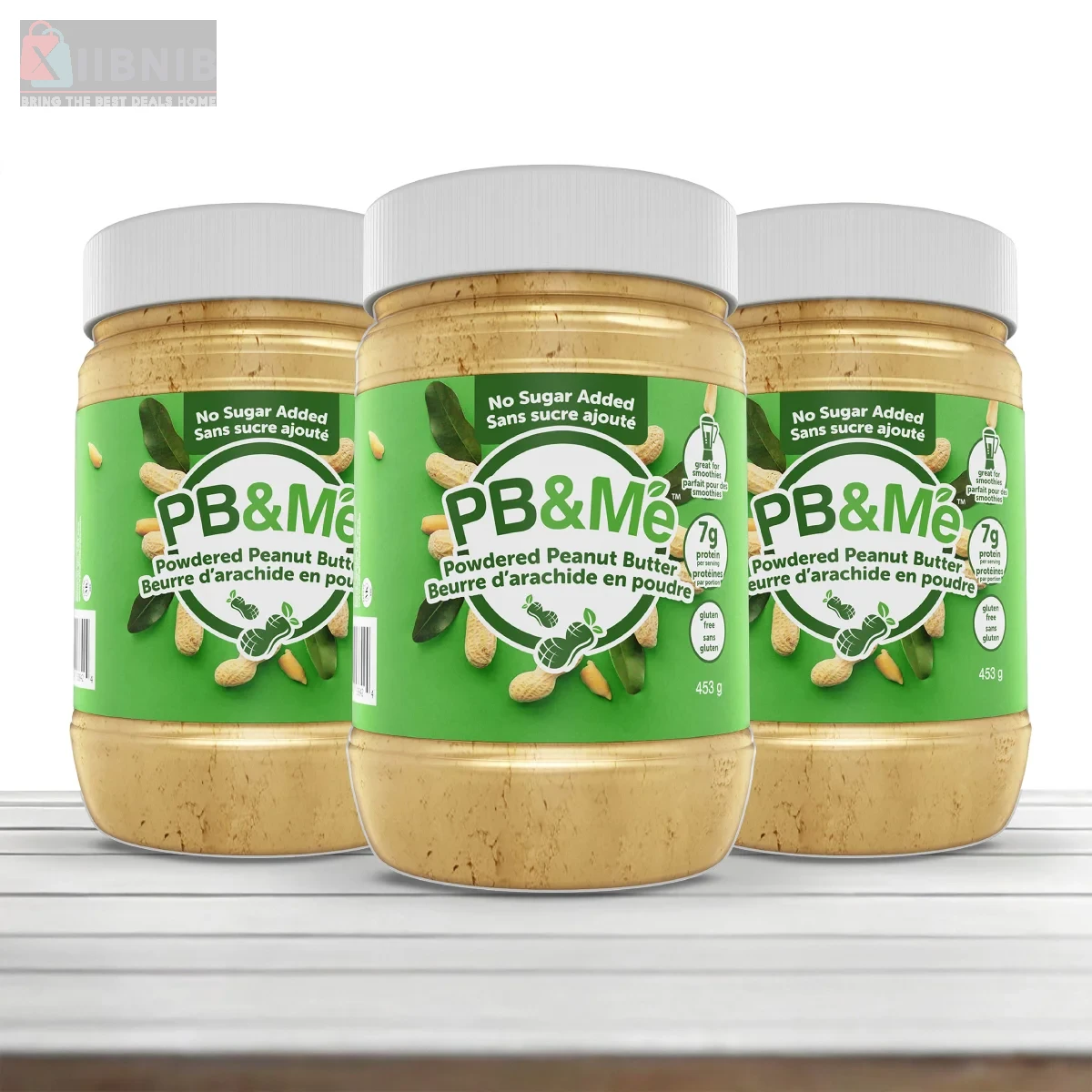 PB&Me Powdered Natural Peanut Butter, 3 x 453 g – Grocery & Hou ehold | XIIBNIB