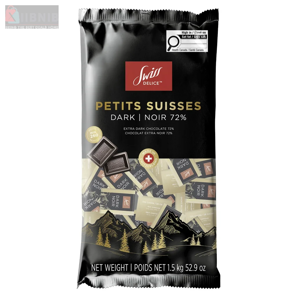Swi  Delice Petit  Sui e  Dark Chocolate 72%, 1.5 kg – Food & Beverage  | XIIBNIB