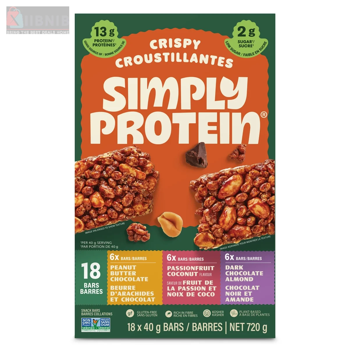 Simply Protein Cri py Snack Bar  – Grocery & Hou ehold | XIIBNIB