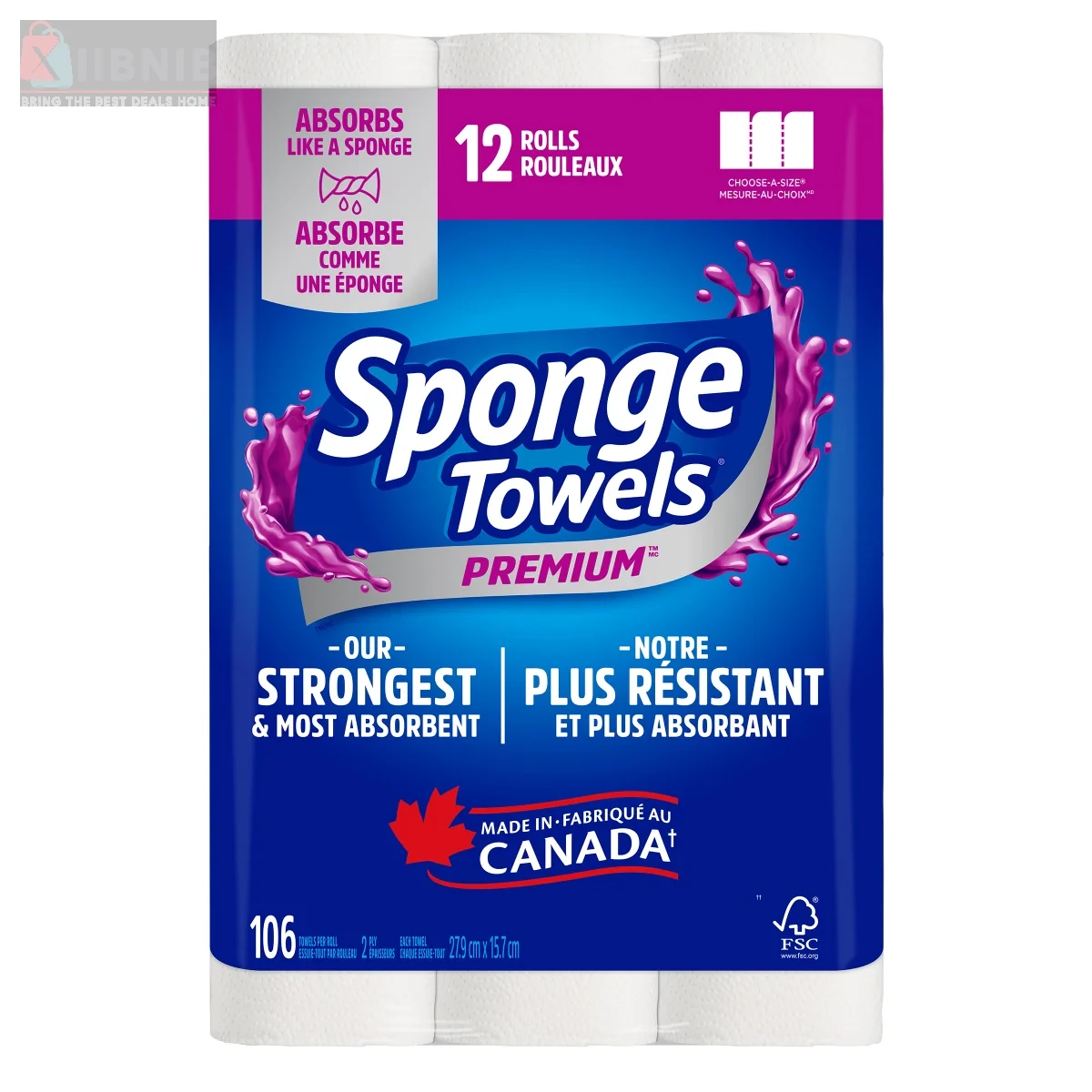 SpongeTowel  Premium Paper Towel  – Grocery & Hou ehold | XIIBNIB