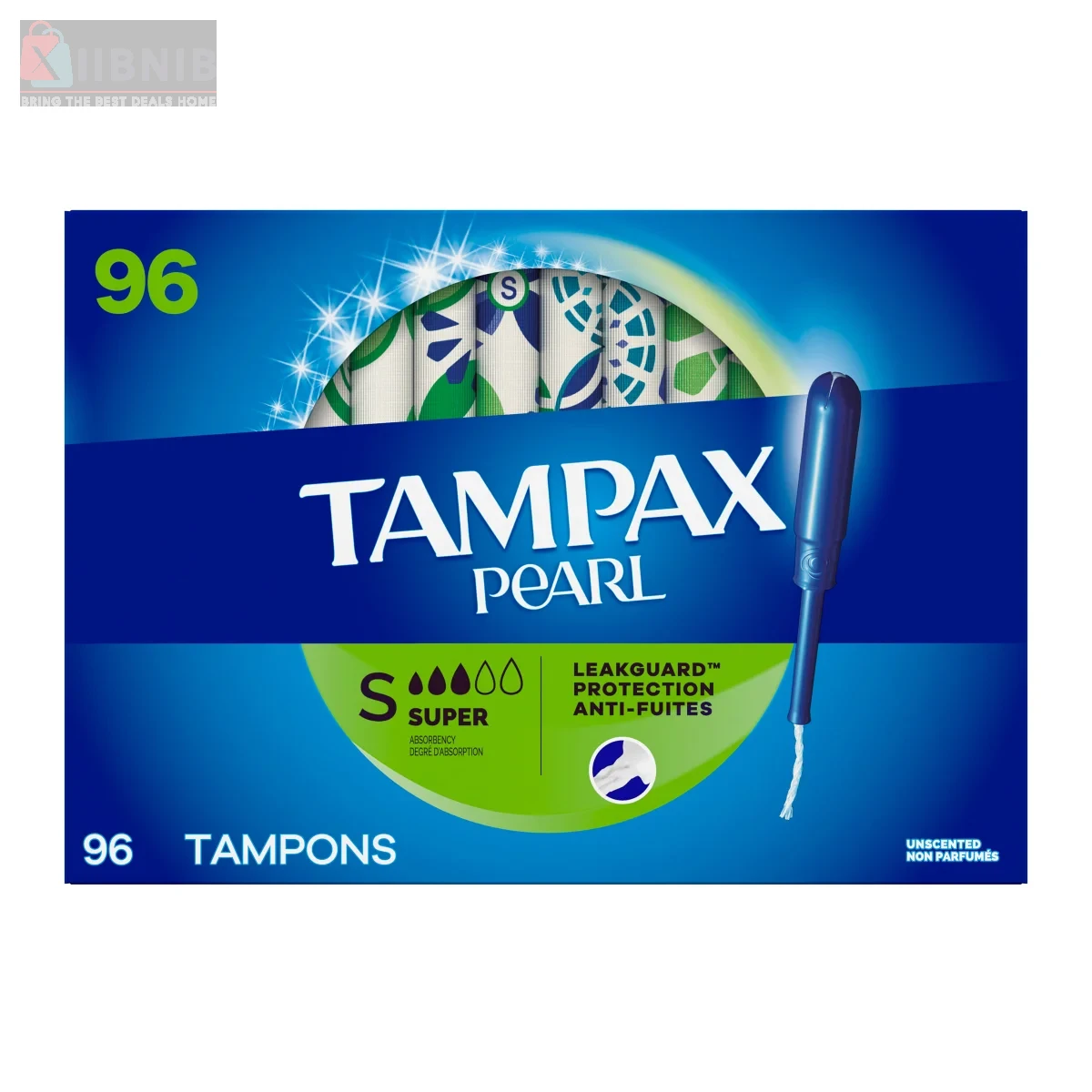 Tampax Pearl Super Tampon , 96-count – Health & Wellne  | XIIBNIB