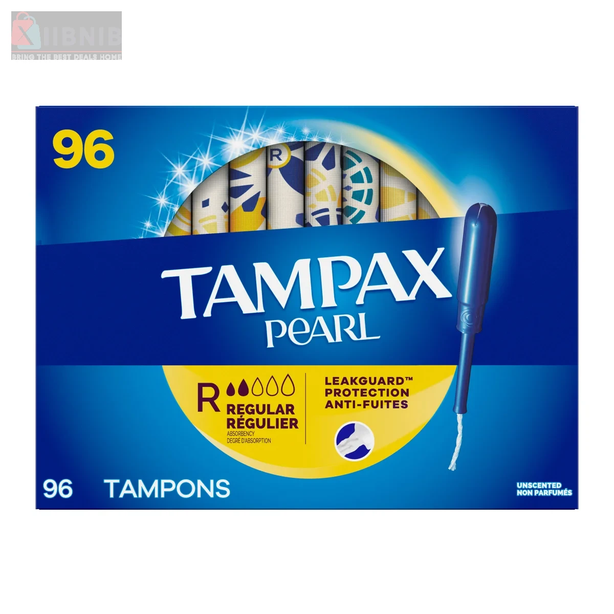 Tampax Pearl Regular Tampon , Pack of 2 X 96-count – Health & Wellne  | XIIBNIB