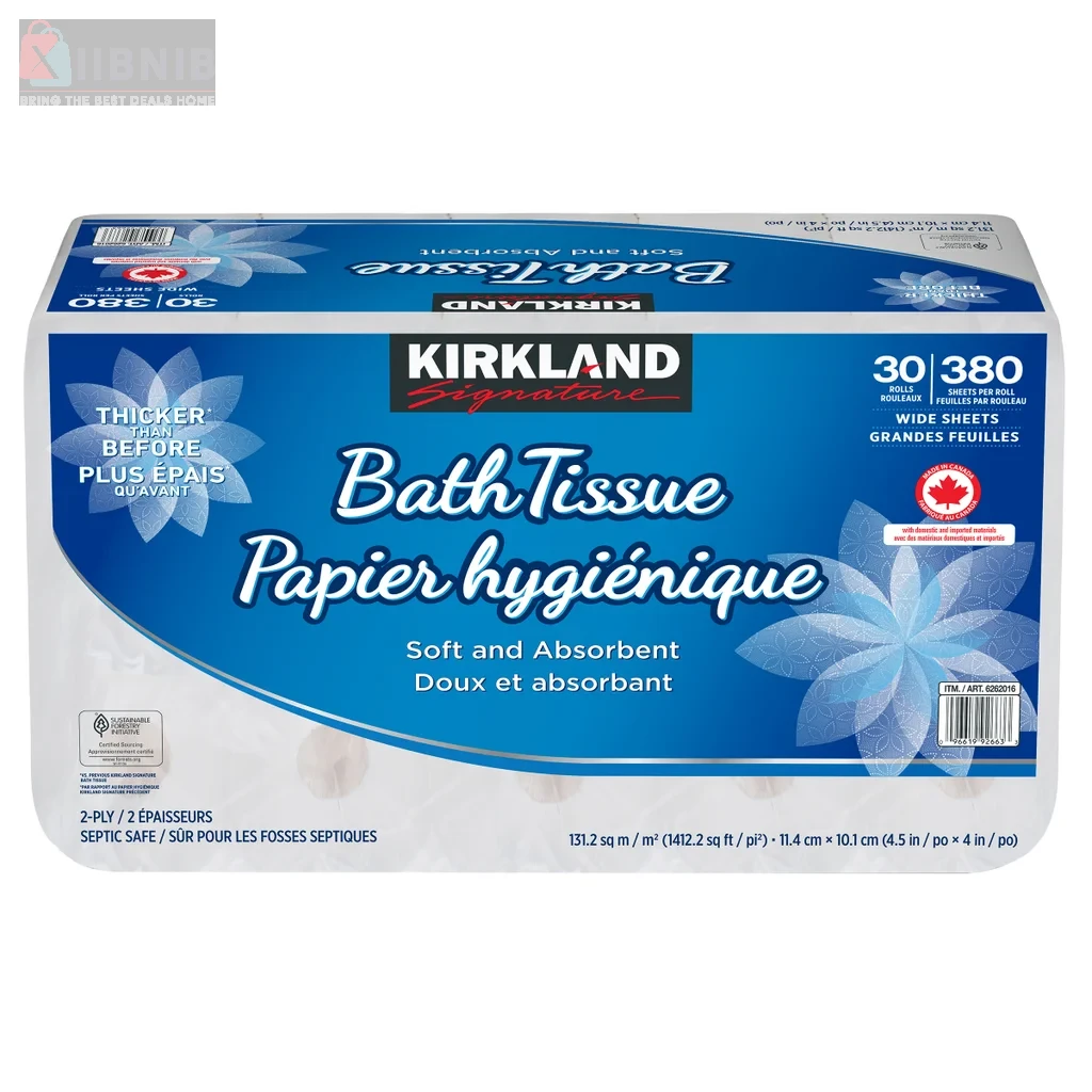Kirkland Signature 2-ply Bath Ti ue, 30-pack – Grocery & Hou ehold | XIIBNIB