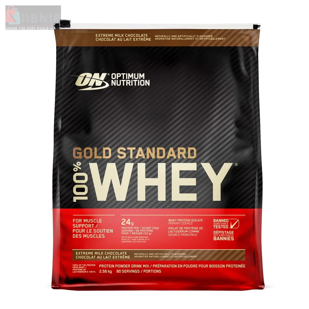 Whey Protein Powder Extreme Chocolate, 2.56 kg, Buy Online Canada – Protein Drink  | XIIBNIB